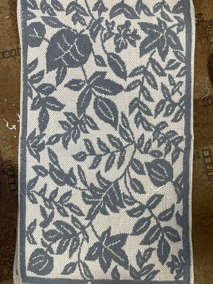 Ковер Cotton bukle FOLIAGE Blue 0,6х1,0 (0,6 м2)_result