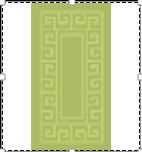 Набор для ванной MAXIMUS ETHNIC 60X100 + 50X60 (2510 GREEN)